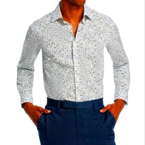 Kenneth Cole Slim Fit Ultra Performance Stretch Dress Shirt